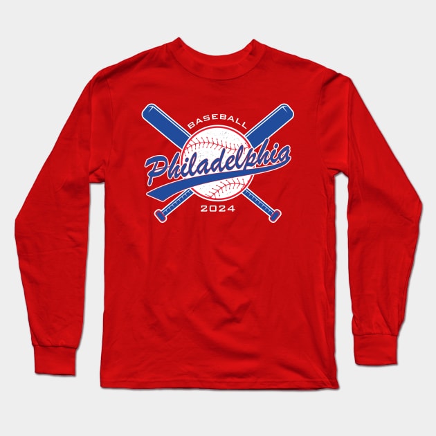 Phillies 2024 Long Sleeve T-Shirt by Nagorniak